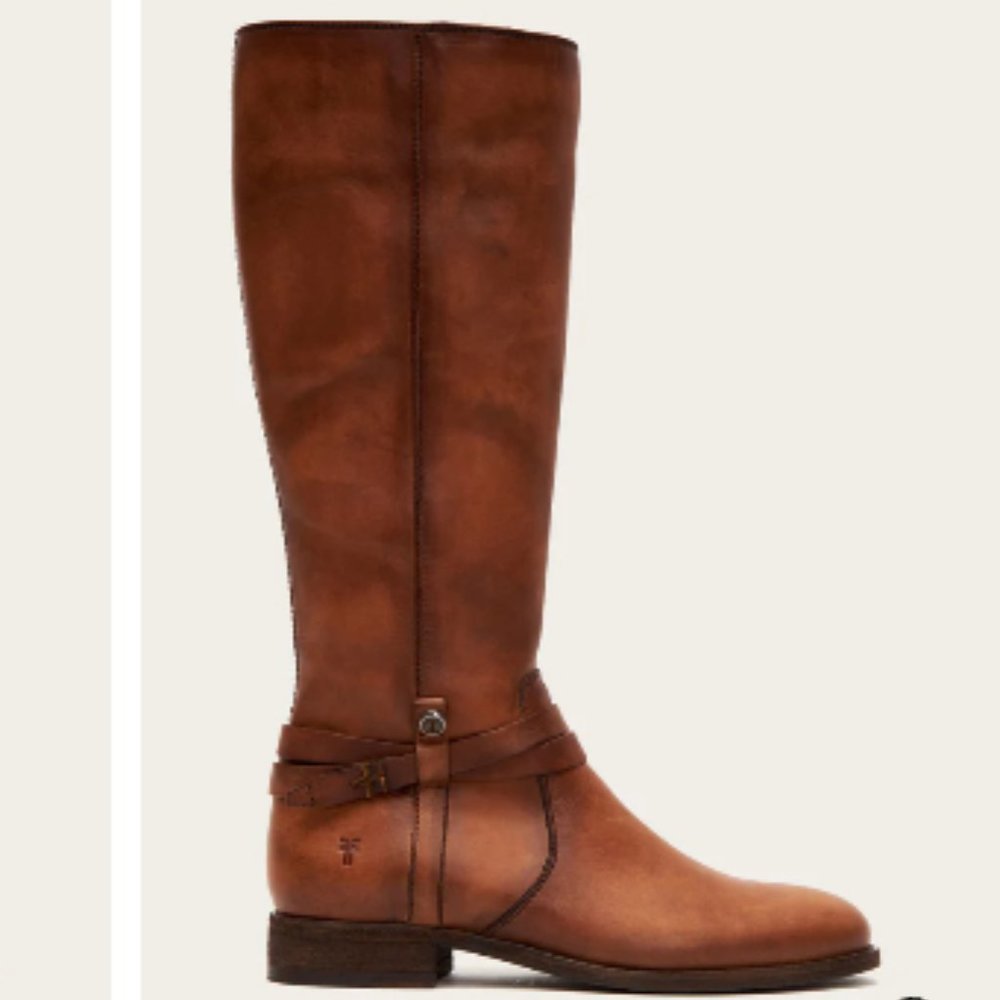 Frye Melissa Belted Tall Boot Size 8.5
